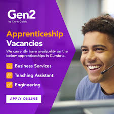 Looking to kick-start your career in 2026? Gen2 has a range of live  apprenticeship vacancies and opportunities to join our 2026 talent pools  across Cumbria! Whether you're interested in Business Administration,  Engineering,