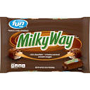 Milky Way Fun Size Milk Chocolate Candy Bars - 18.47 oz Bag ...