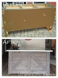 ikea hack rustic bar with galvanized