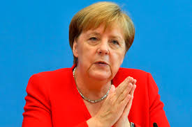 Merkel compared the situation in the world at the beginning of her rule over 15 years ago with the events today. Angela Merkel Criticizes Trump And Stands In Solidarity With Congresswomen He Attacked