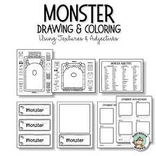 Choose from a great selection of texture plates from zazzle. Monster Adjectives Fun Drawing Texture Art Lesson Tpt