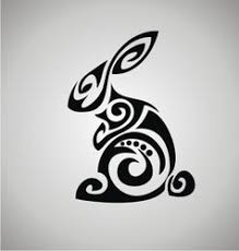Tribal Rabbit Vector Rabbit Tattoos Bunny Tattoos Rabbit Vector