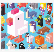 It's a game very heavily used in some countries such as united kingdom, united states, and australia. Characters From The Game Crossy Road Crossy Road 1600x715 Png Download Pngkit