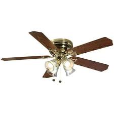 Hampton bay ceiling fans are made specifically for home depot by a variety of manufacturers (including smc, king of fans, and minka. Hampton Bay 46008 52 Inch Ceiling Fan With Led Light Brown For Sale Online Ebay