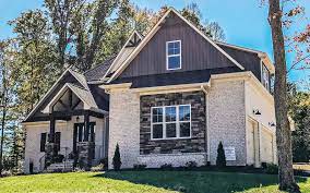 Jul 12, 2021 · people have painted over brick fireplaces and brick accent walls with white paint like it's their job. White Brick Dark Trim And Stone Set This Parade Home Apart