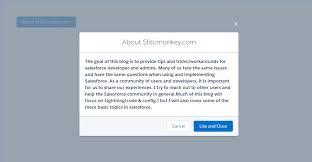 Create Popup Modal Box In Salesforce Lightning Component Sfdc Monkey