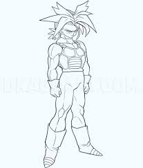 Dragon ball legends (unofficial) game database. How To Draw Super Saiyan Trunks Step By Step Drawing Guide By Dawn Dragoart Com