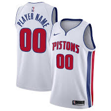 Bereits ab 57,71 € große shopvielfalt testberichte & meinungen | jetzt nike detroit pistons trikot günstig kaufen bei idealo.de. Detroit Pistons Nike Association Swingman Nba Trikot Custom Jugendliche