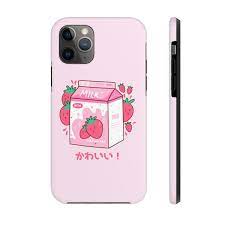 Maybe you would like to learn more about one of these? Japanese Strawberry Milk Pink Kawaii Case Kawaii Iphone 11 Pro Xs Xr 5 6 7 8 Plus Case Samsung Galaxy Kawaii Phone Case Girly Phone Cases Pretty Iphone Cases
