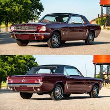 Image result for Vintage Burgundy 1964 Mustang