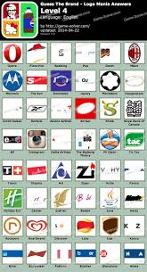 His fun consists on guessing the brand names of over 800 of logos from different companies. Guess The Brand Logo Mania Level 4 Game Solver