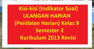 Maybe you would like to learn more about one of these? Hot Kisi Kisi Soal Ulangan Harian Bahasa Inggris Kelas 9