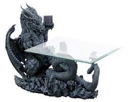 Search living room · home & garden info · search more now Dragon Beast Glass Coffee Table With Candleholder Dragon Glass Dragon Coffee Dragon Table