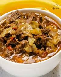 Use a medium sized saucepan and put the tablespoon of oil in to heat up. Vegetable Beef Soup With Cabbage Low Carb Africa