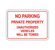 Promote your businesses, services, & events with staples® signs, banners, & posters. Private Property Parking Signs No Parking Signs By Bannerbuzz