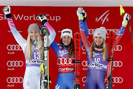 Con shiffrin che allunga su tina weirather nella classifica di specialità (300 punti contro 236) e ordine d'arrivo sg femminile cdm cortina d'ampezzo (ita): Vonn Shiffrin 2 3 In Cortina Downhill