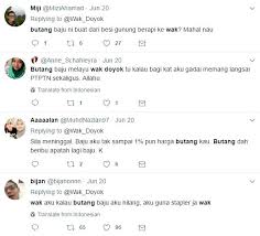 How much of wak doyok's work have you seen? Tunjuk Butang Baju Melayu Rm33 000 Wak Doyok Dilabel Riak Dan Takbur Gempak