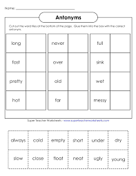 © copyright 2002 teachnology publishing company a division of teachnology, inc. Everything Education Antonyms Worksheet Antonyms Worksheet Rhyming Worksheet Synonym Worksheet