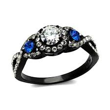 Womens Black And Blue Wedding Rings 8mm Black Tungsten Carbide Ring Silvering Celtic Dragon Blue Carbon Fibre Wedding Band Mens Black Engagement Ring Blue Engagement Ring Womens Engagement Rings