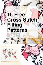 Maybe you would like to learn more about one of these? 10 Free Cross Stitch Filling Patterns For Map Outline Cross Stitch Designs Cross Stitch Map Cross Stitch Patterns Free Cross Stitch