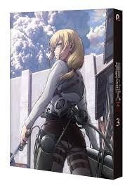 Attack on titan season 3 cover art. Don T Die Survive Attack On Titan Season 3 Volume 3 Bd Dvd Cover