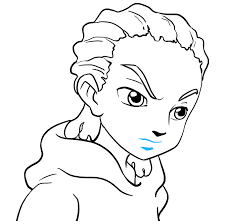 How To Draw Riley Freeman From The Boondocks - Really Easy Drawing Tutorial