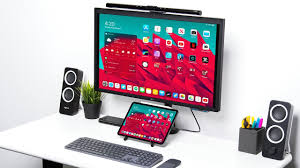 Ultimate Ipad Pro Desk Setup Tour Minimal X Productive Youtube
