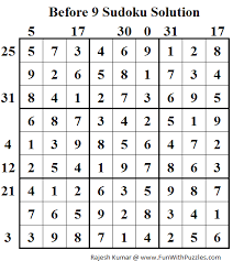 The only difference between #sudoku and #jigsaw #puzzles is that the 3x3 squares are no longers quares; Jigsaw Sudoku Or Irregular Sudoku Mini Sudoku Series 23