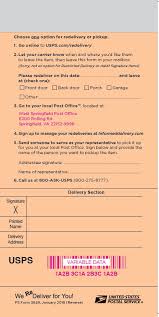 How do i write an authorization letter to the post master to pick up my decease husbans mail at the post office? Ps Form 3849 Redelivery Notice