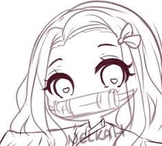 It's cheesy, but the biggest way to get better is practice. Nelkah ãƒãƒ«ã‚« On Twitter Wip Nezuko Chibi Fanart Kimetsunoyaibafanart Demonslayer Nezuko