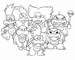 Bowser Jr Coloring Pages Printable In 2020 Mario Coloring Pages Avengers Coloring Pages Super Mario Coloring Pages