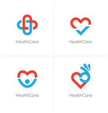 Four Health Care Logo With Heart Shape 2020 이미지 포함 간호사 로고 디자인 보건소