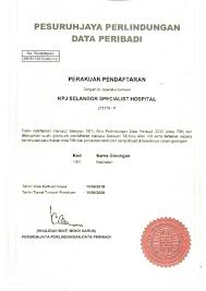 Tingkat 3, kompleks mitec, no. Pdpa Act Kpj Selangor Specialist Hospital