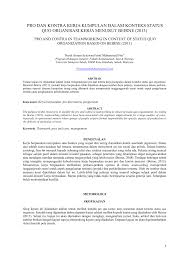 Dan tujuan untuk membuat aplikasi atau apapun bisa mereka dapatkan. Pdf Pro Dan Kontra Kerja Kumpulan Dalam Konteks Status Quo Organisasi Kerja Menurut Beirne 2013 Pro And Contra In Teamworking In Context Of Status Quo Organization Based On Beirne 2013