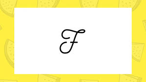 First, you make a cursive capital a (same as lower case but taller). Cursive F Uppercase And Lowercase Science Trends