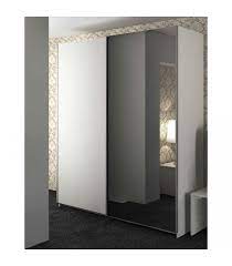 Le decorazioni floreali sulle foto sono adesive quindi si possono togliere. Guardaroba 2 Ante Scorrevoli A Specchio Master Bianco Spazio Casa