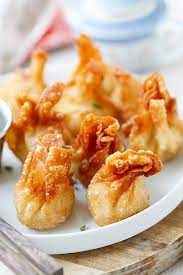 Chicken Wontons Easiest And The Best Fried Chicken Wontons Ever Takes 20 Mins To Make Including Wrapping Super C Easy Delicious Recipes Wonton Recipes Food