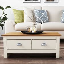 Cream coffee, console, sofa & end tables : Lexington Coffee Table Cream