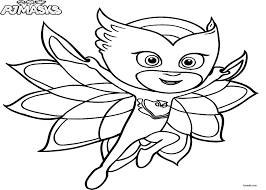 Disney Junior Pj Masks Coloring Pages Funsoke