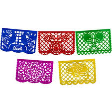 See more ideas about papel picado, mexican party, crafts. Large Paper Picado Banner Multicolor Fiesta Party Supplies