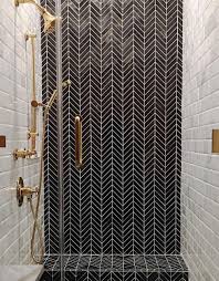 #hashtagdecor later modern modular bathroom design ideas 2020, small bathroom floor tiles, modern bathroom wall tile design ideas. 11 Bathrooms With Black Herringbone Tiles Small Bathroom Tiles Luxury Bathroom Master Baths Amazing Bathrooms