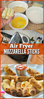 Here S How To Easily Make Delicious Homemade Mozzarella Cheese Sticks Right In The Air Fry Air Fryer Recipes Breakfast Air Fryer Recipes Easy Air Fryer Recipes