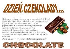 Łakocie i wyroby cukiernicze, pyszny. Dzien Czekolady Przedszkole Im Kubusia Puchatka W Kudowie Zdroju