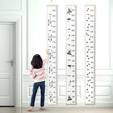 Wooden Kids Growth Height Chart Ruler Children Room Decor