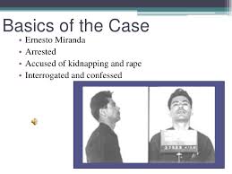The question that was brought up to the supreme court was the fifth. Miranda Vs Arizona