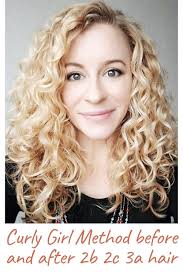 Then, turn it into a bun, clipping it below the crown to add some lift. Curly Girl Method Before And After 2b 2c 3a Hair Curly Girl Method Curly Girl 3a Curly Hair