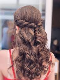 30 Half Up Half Down Wedding Hairstyles From Olga Hampshire My Deer Flowers Part 2 Wedding Hair Down Easy Hairstyles For Long Hair Hair Styles