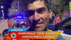 Chuña: Paulo “Toto” Barrera ganó las elecciones y terminó con 16 años del  peronismo