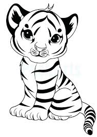 See our tiger coloring sheet's collection below. Coloring Pages Baby Tiger Coloring Page