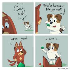 Post 3600114: Bluey_(series) Jack_Russell_(Bluey) Polygon5 Rusty_(Bluey)🏈  Experimente a emoção do Rich Lady